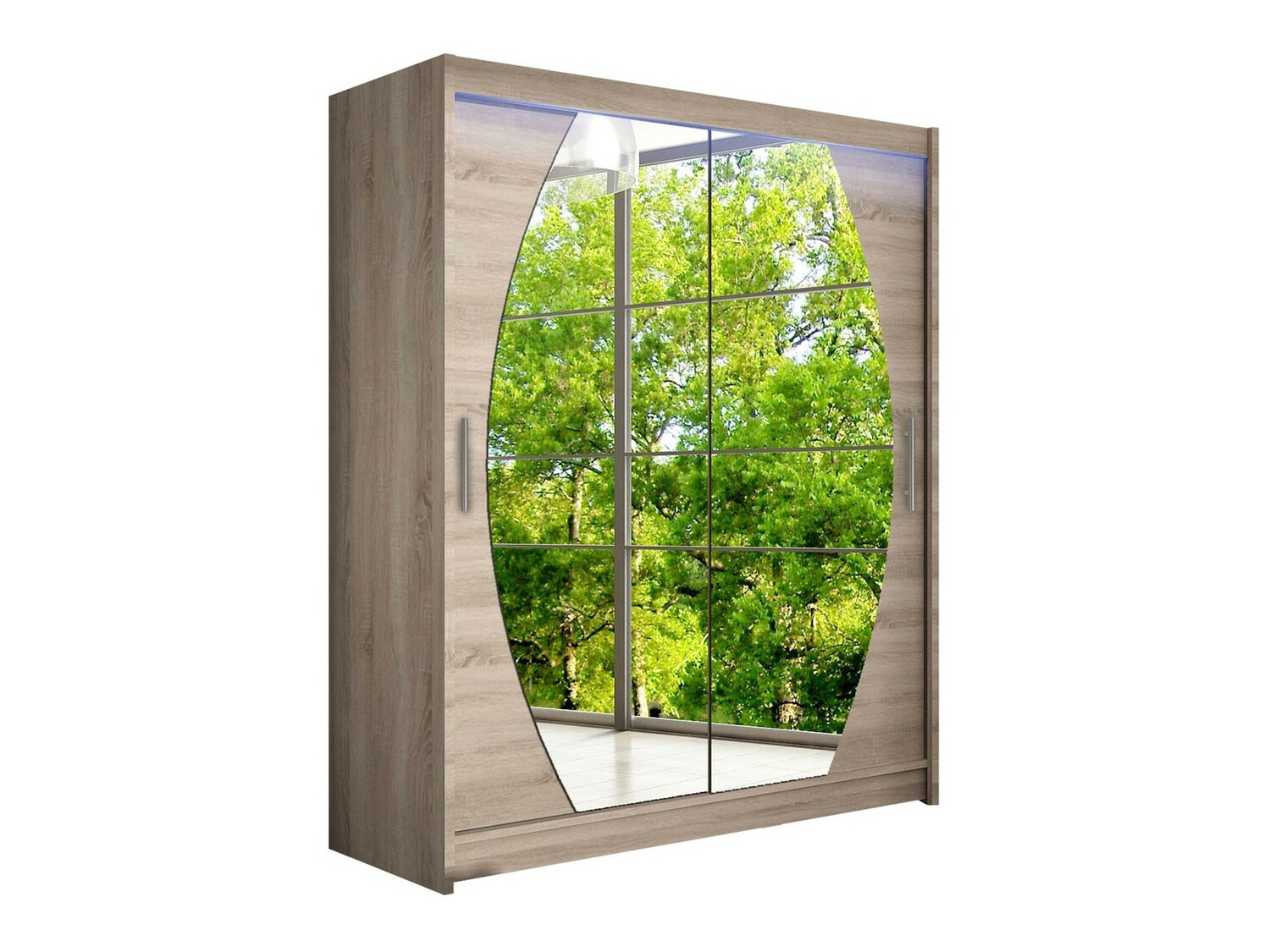 Kleiderschrank Closico Camera VIII (Trüffel eichenholzoptik)