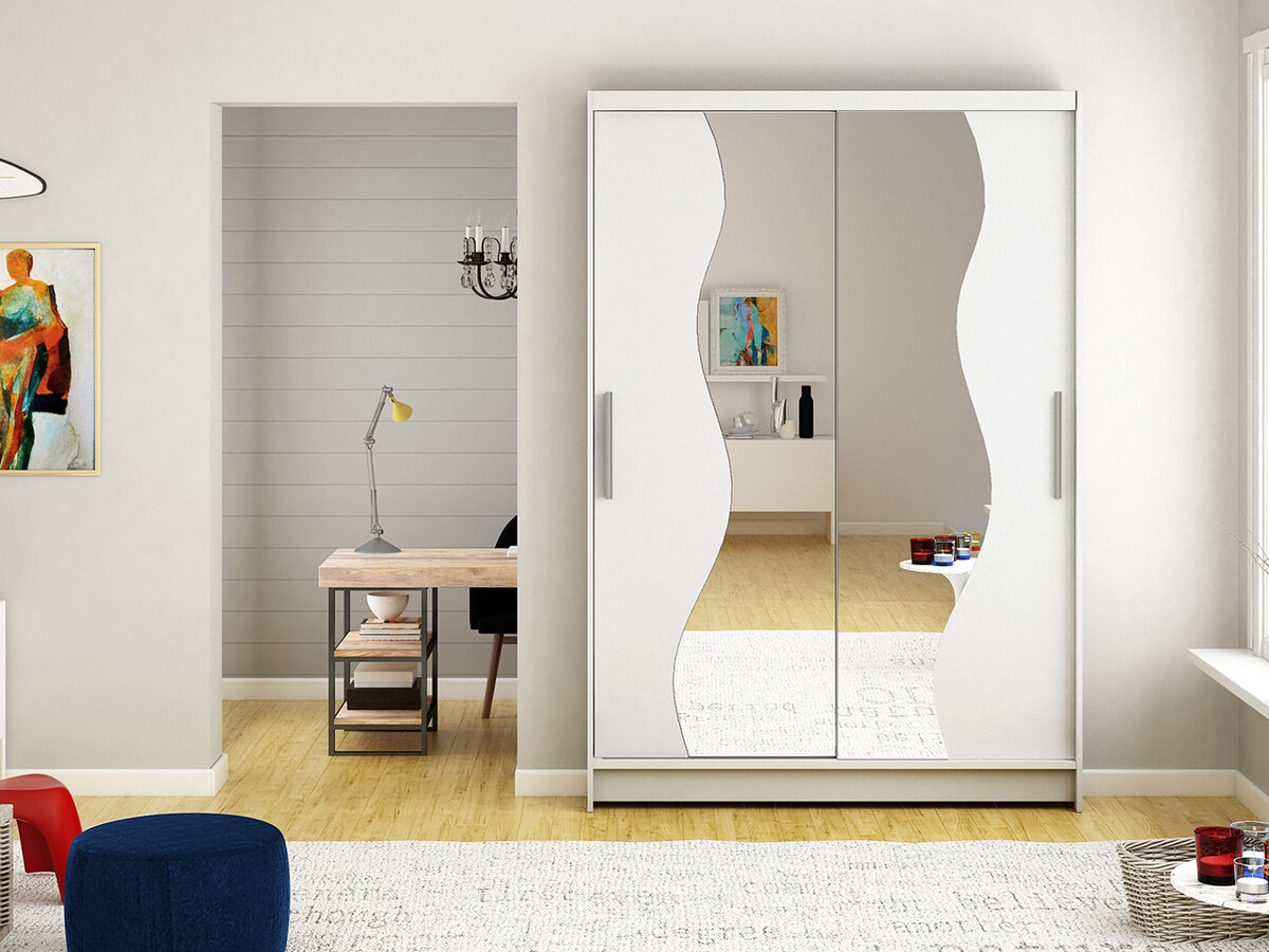 Kleiderschrank Closico Pacron S (Weiss)