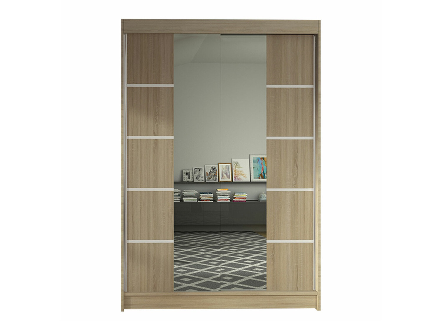 Kleiderschrank Closico Salvor V (Sonoma-Eiche)