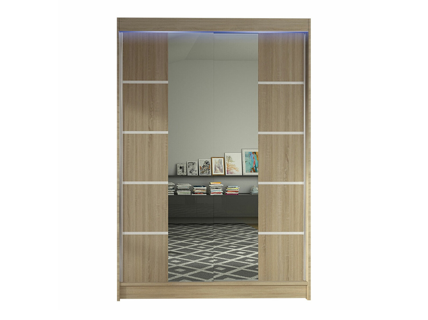 Kleiderschrank Closico Salvor V (Sonoma eichenholz)