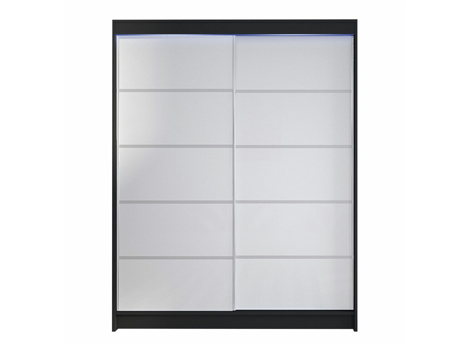 Kleiderschrank Closico Vastor IV (Schwarz + Weiss)