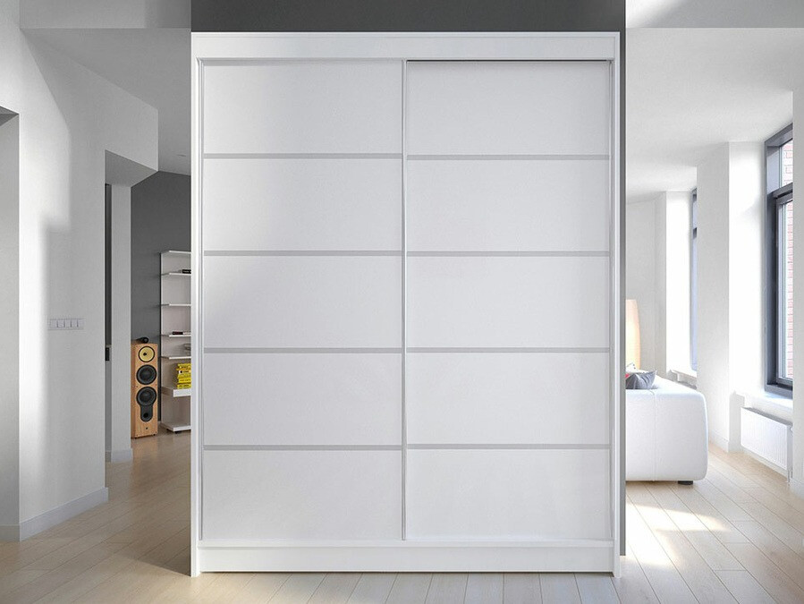 Kleiderschrank Closico Vastor IV (Weiss)
