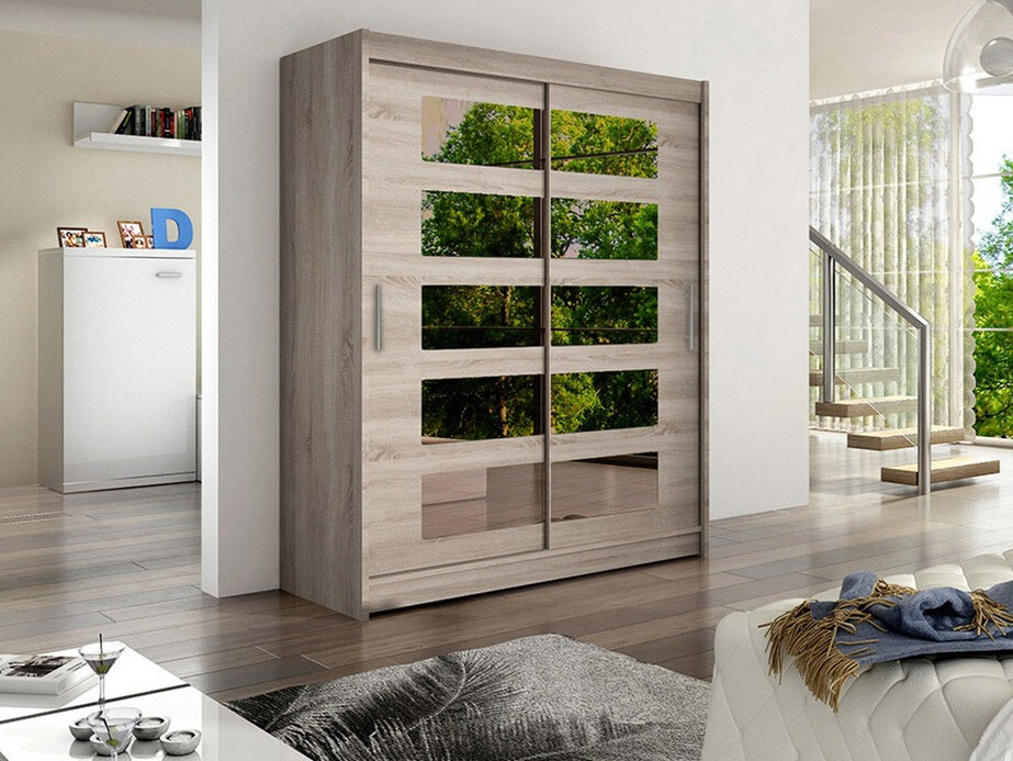 Kleiderschrank Closico Camera V (Trüffel eiche)