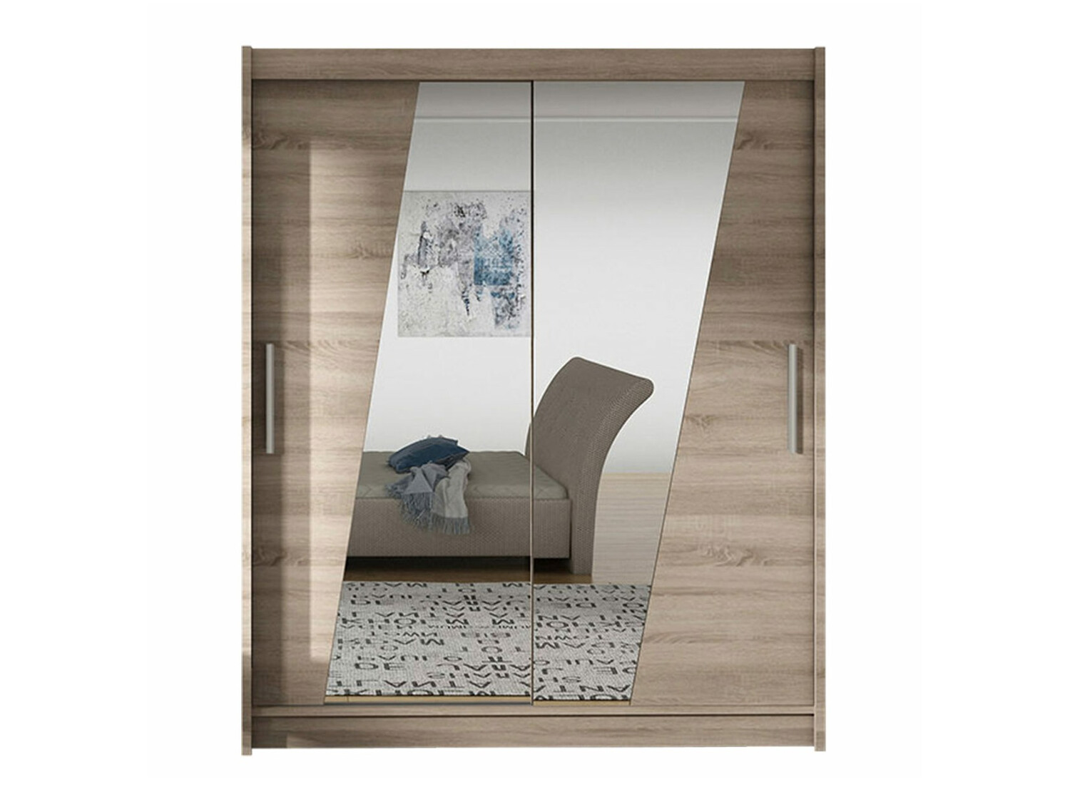 Kleiderschrank Closico Camera XIV (Trüffel eichenholzoptik)