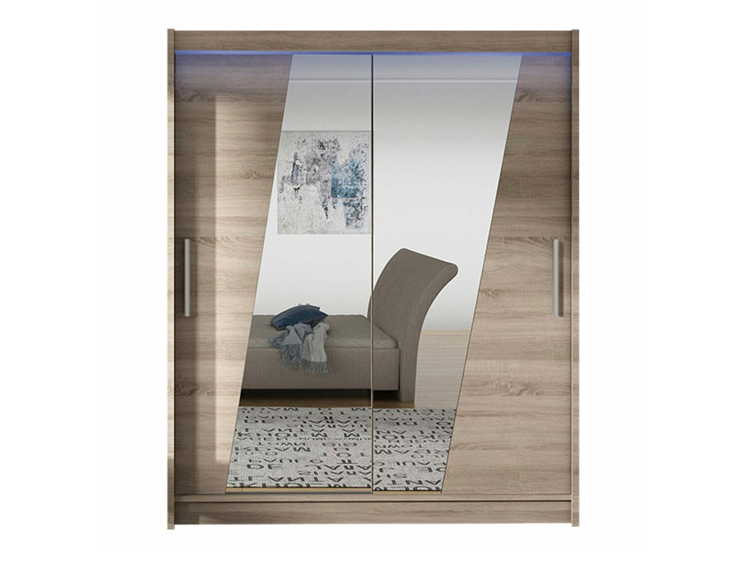 Kleiderschrank Closico Camera XIV (Trüffel eichenholzoptik)