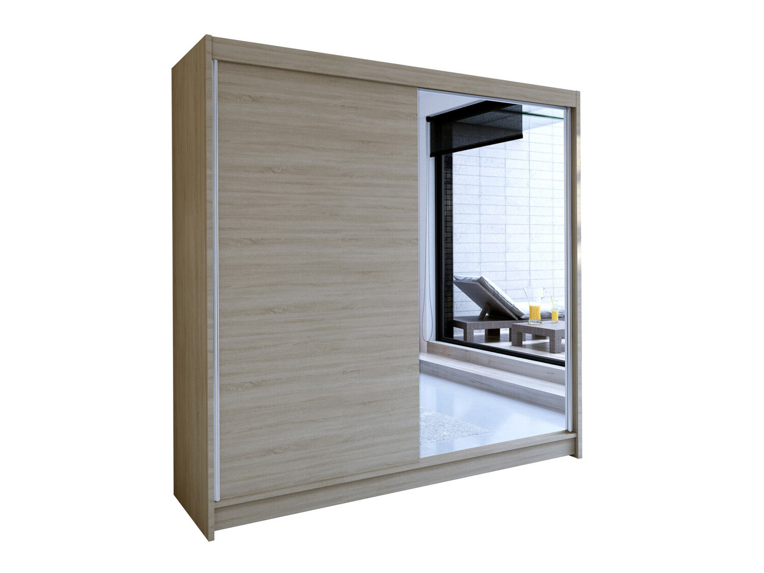 Kleiderschrank Closico Cavaris I (Sonoma-Eiche)