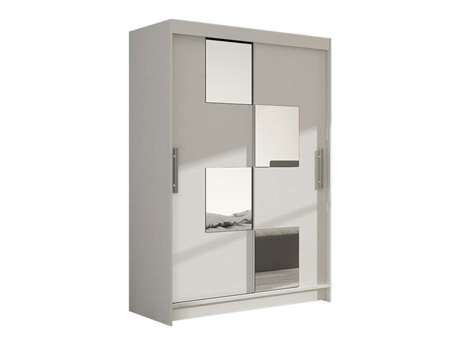 Kleiderschrank Closico Pacron III (Weiss)