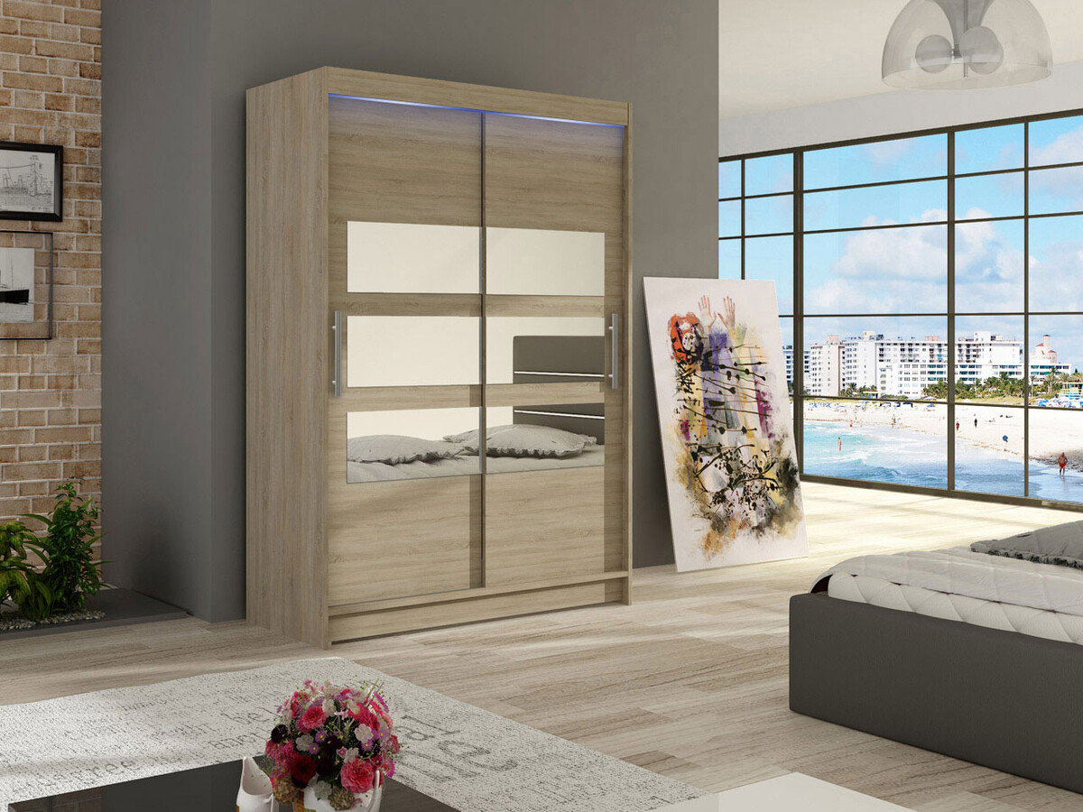 Kleiderschrank Closico Pacron V (Sonoma eichenholz)
