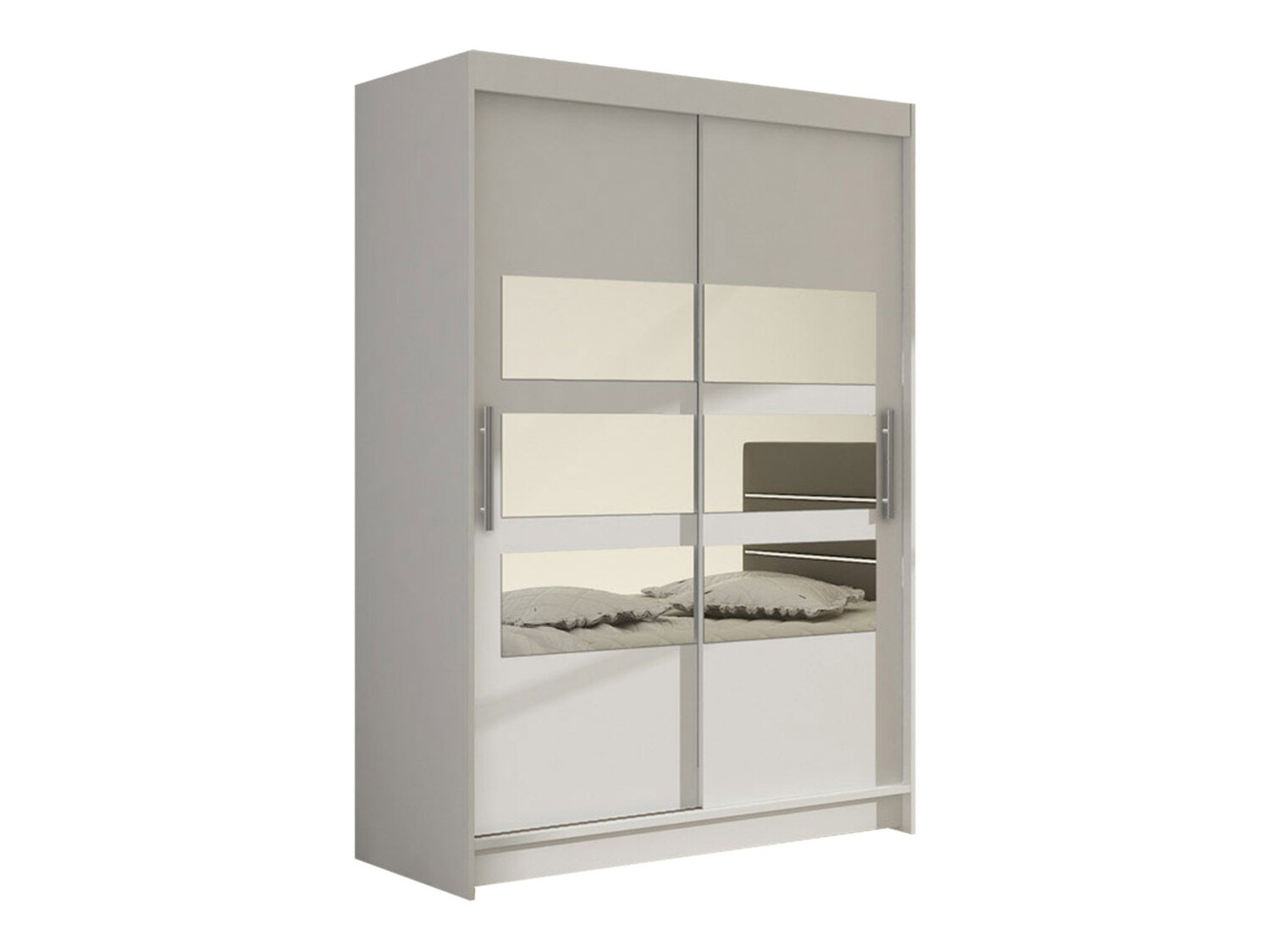 Kleiderschrank Closico Pacron V (Weiss)