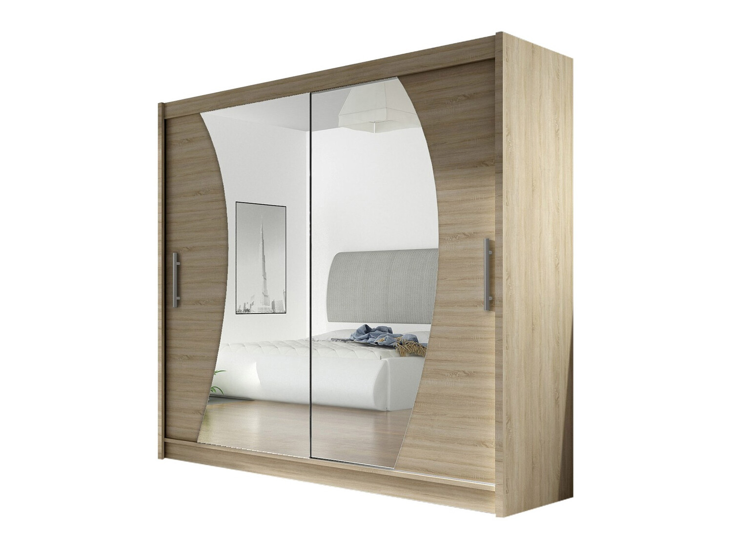 Kleiderschrank Closico Pallor IX (Sonoma-Eiche)