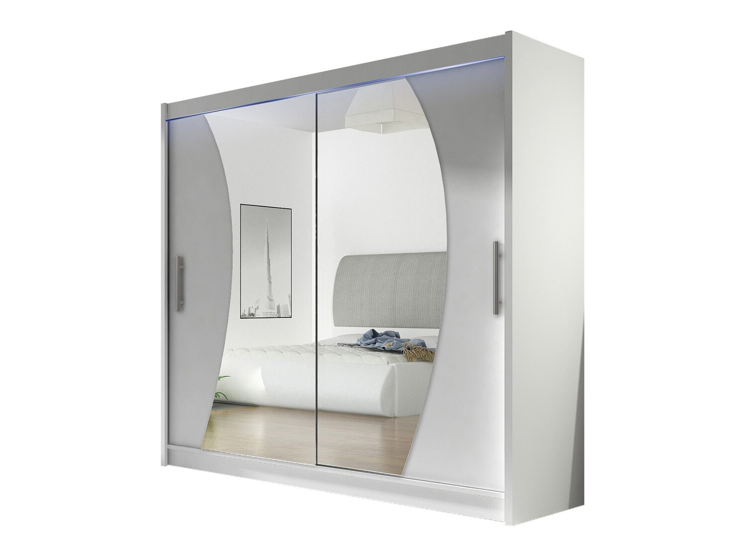 Kleiderschrank Closico Pallor IX (Weiss)