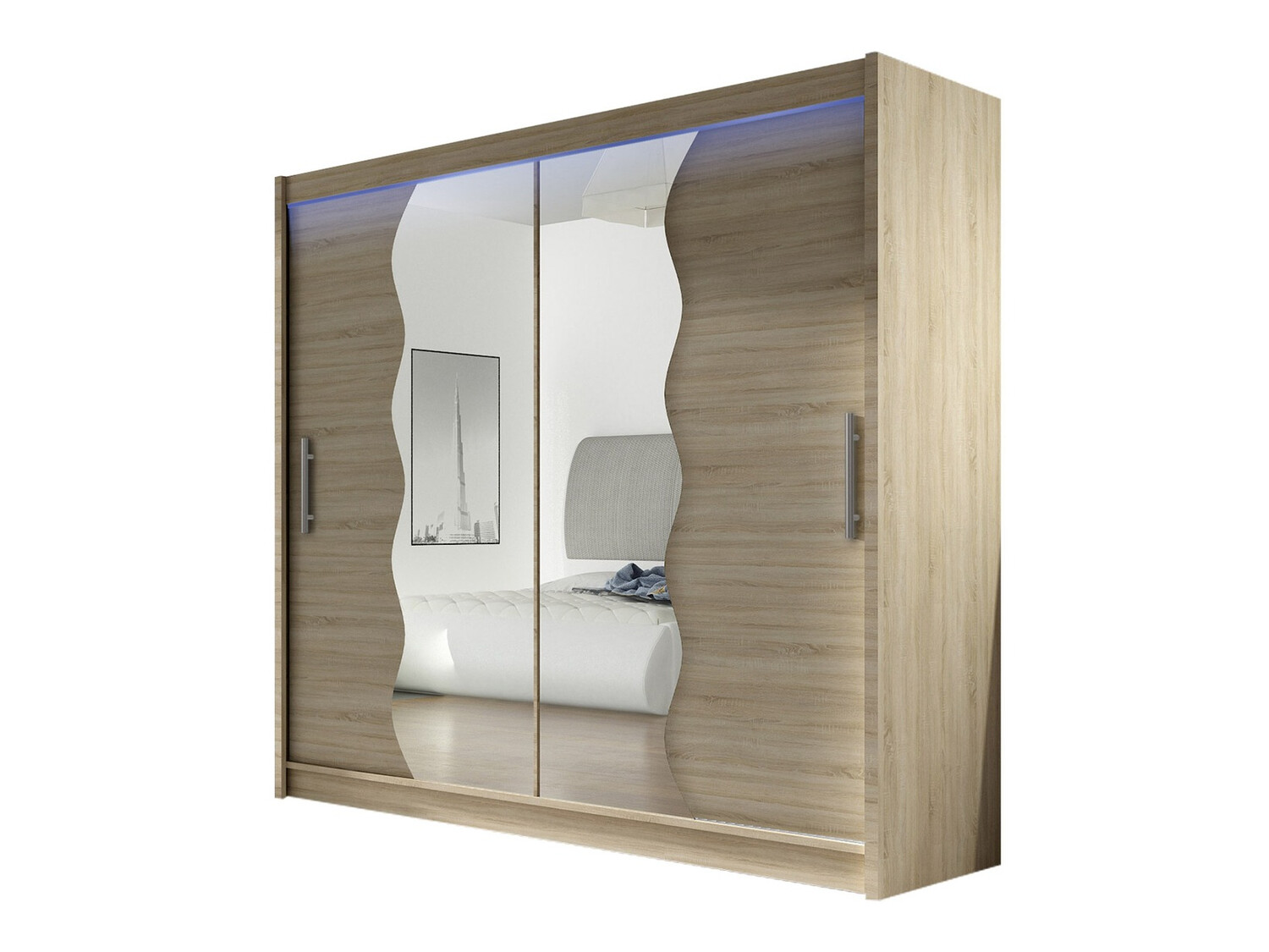 Kleiderschrank Closico Pallor X (Sonoma-Eiche)