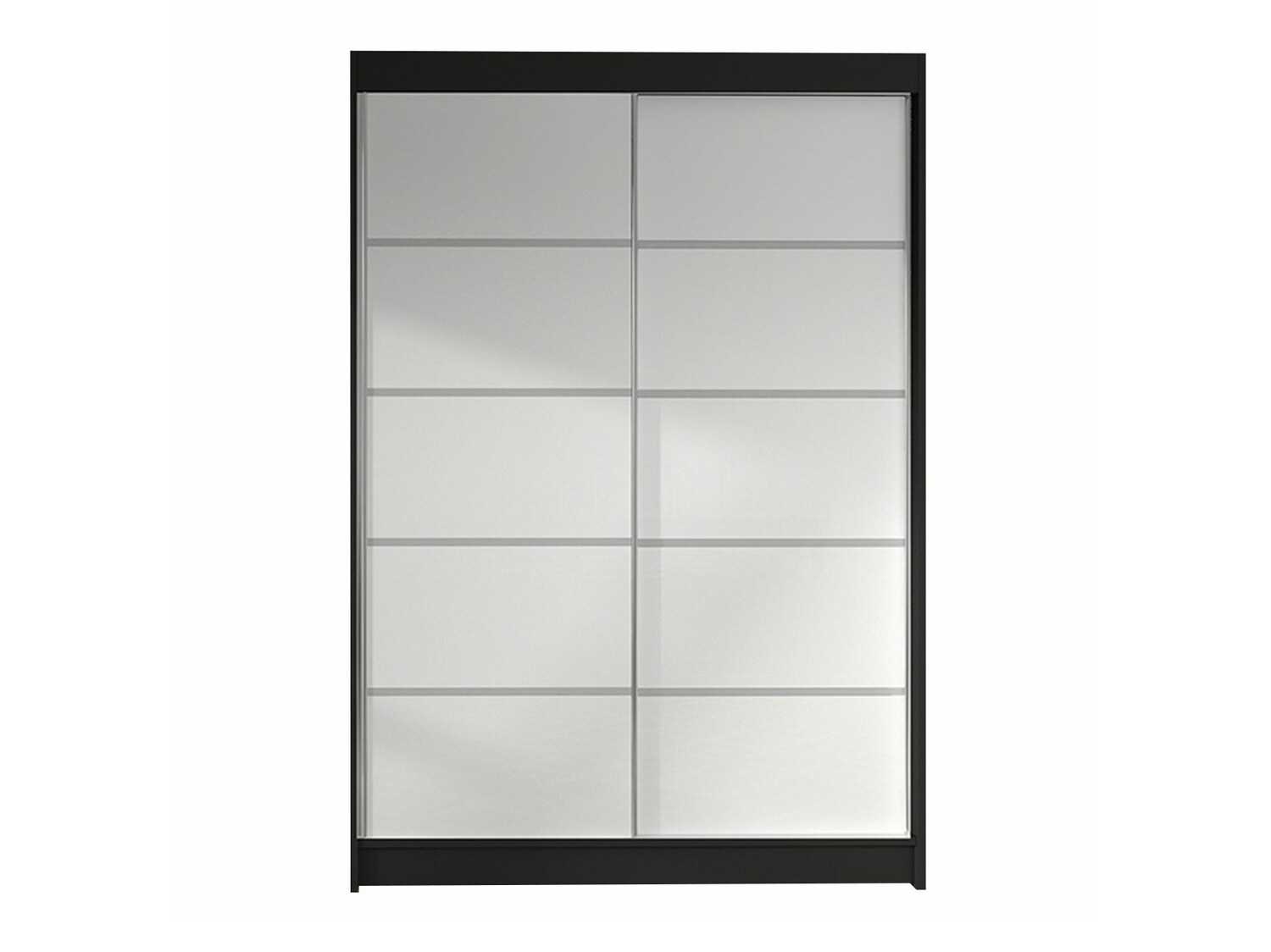 Kleiderschrank Closico Salvor IV (Schwarz + Weiss)