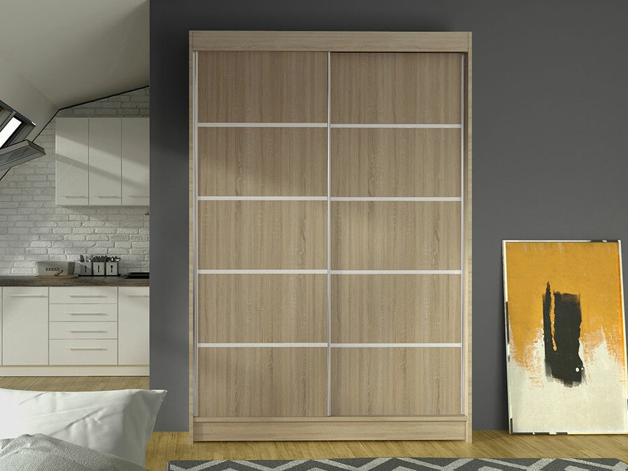 Kleiderschrank Closico Salvor IV (Sonoma-Eiche)