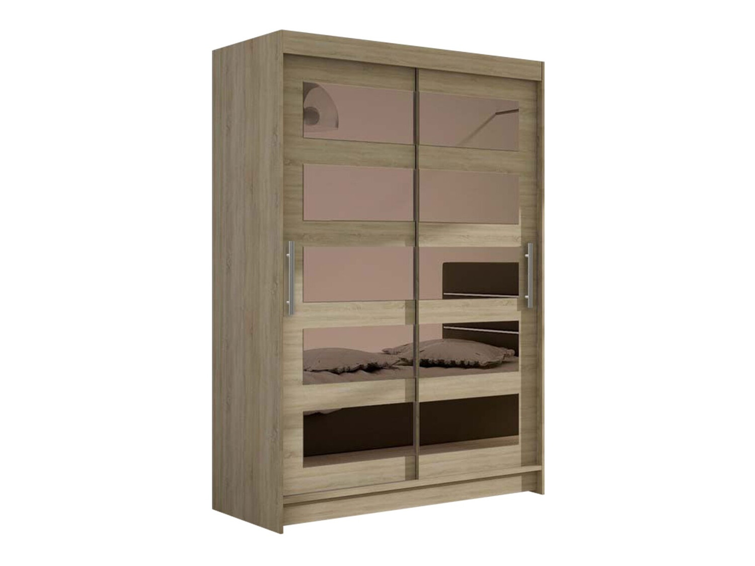 Kleiderschrank Closico Pacron IV (Sonoma eichenholz)