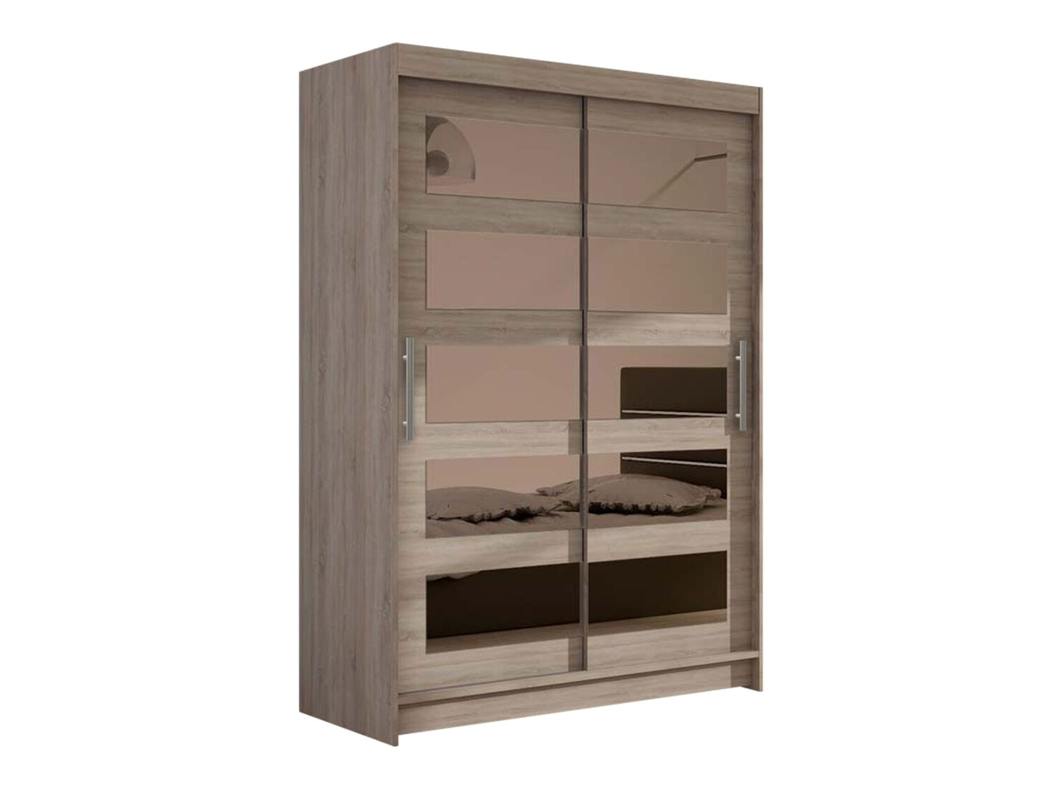 Kleiderschrank Closico Pacron IV (Trüffel eiche)