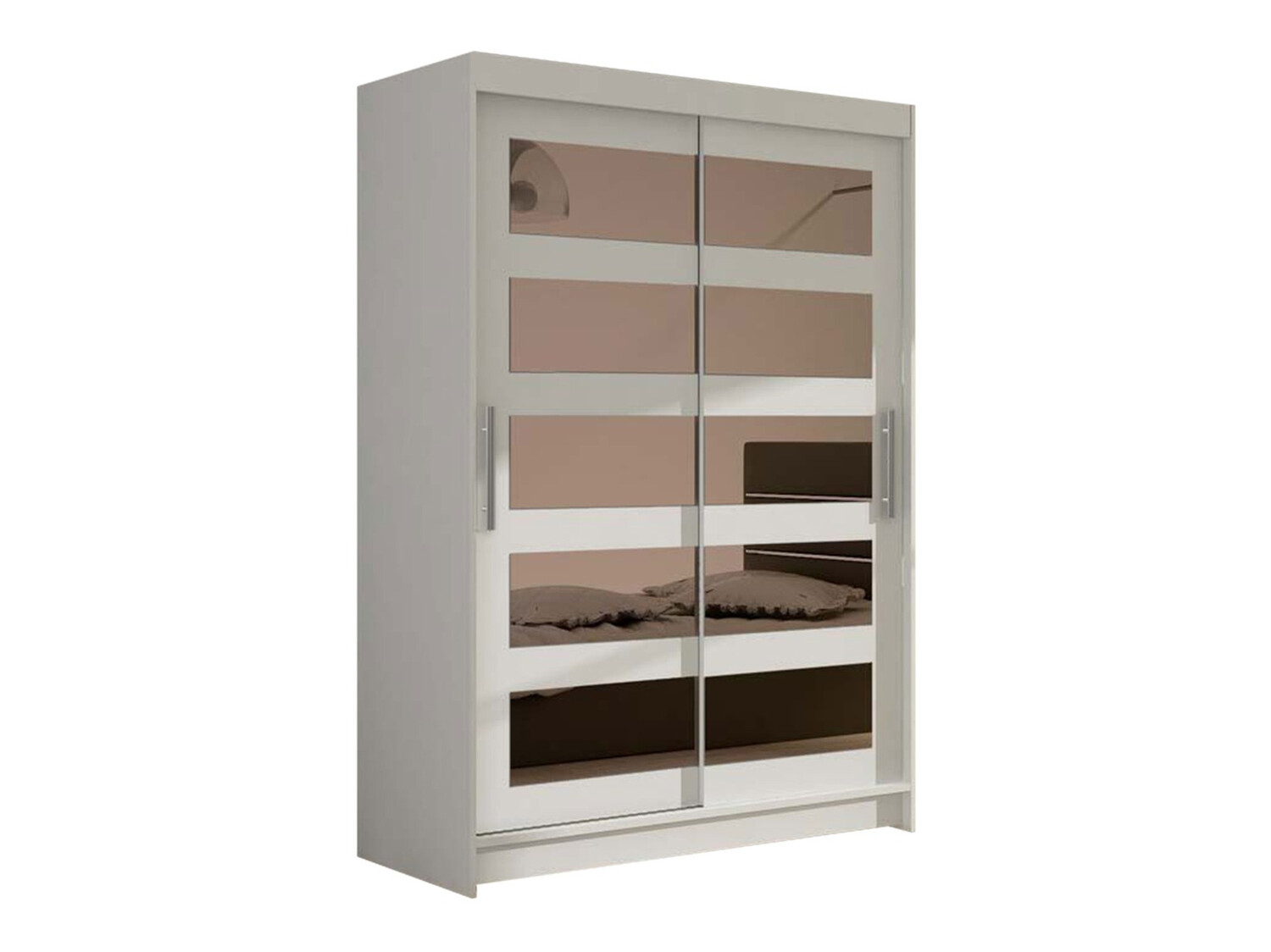 Kleiderschrank Closico Pacron IV (Weiss)