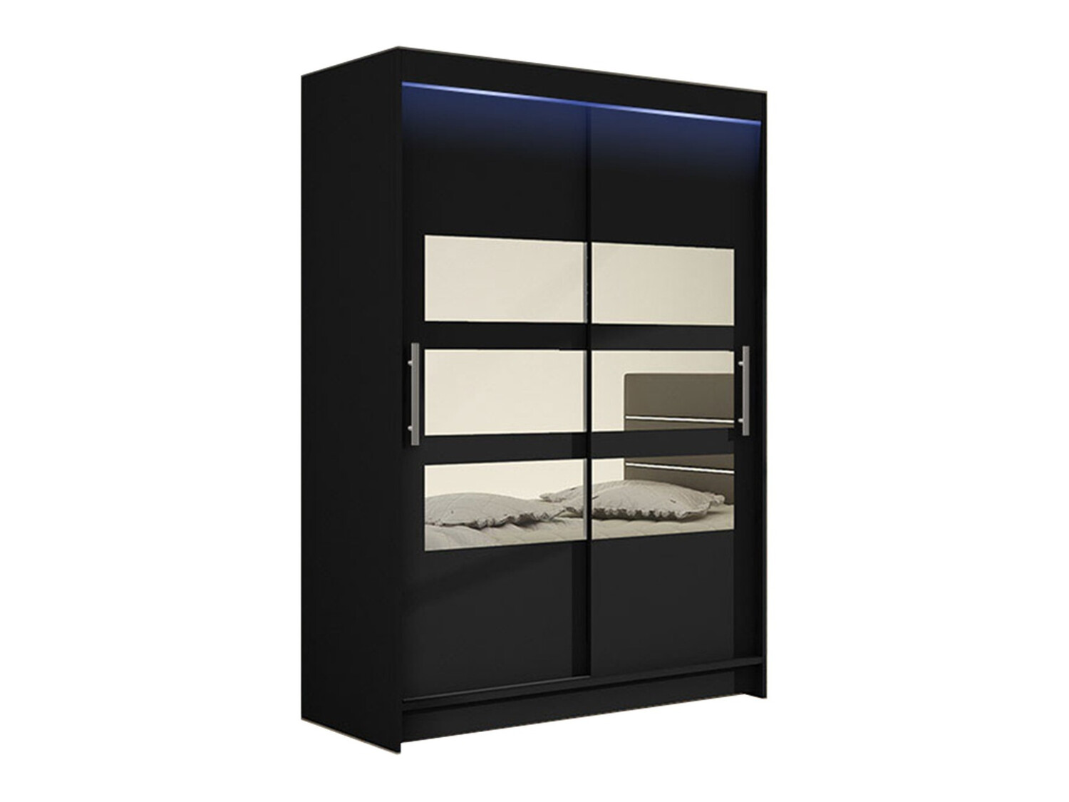 Kleiderschrank Closico Pacron V (Schwarz)