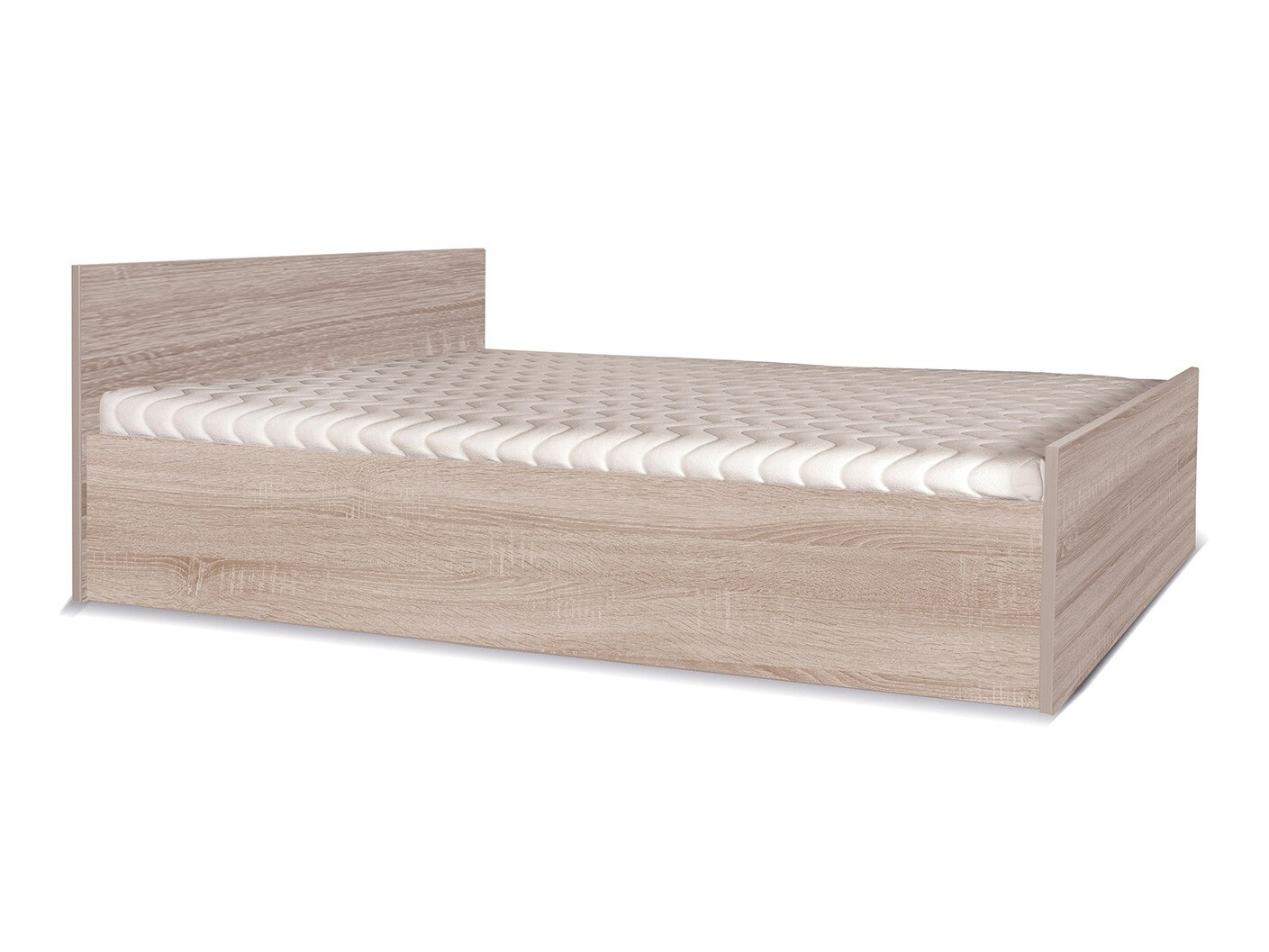 Bett Cirevau 102 (Sonoma-Eiche)