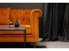 Chesterfield-Sofa Dallas 255 (Orange)