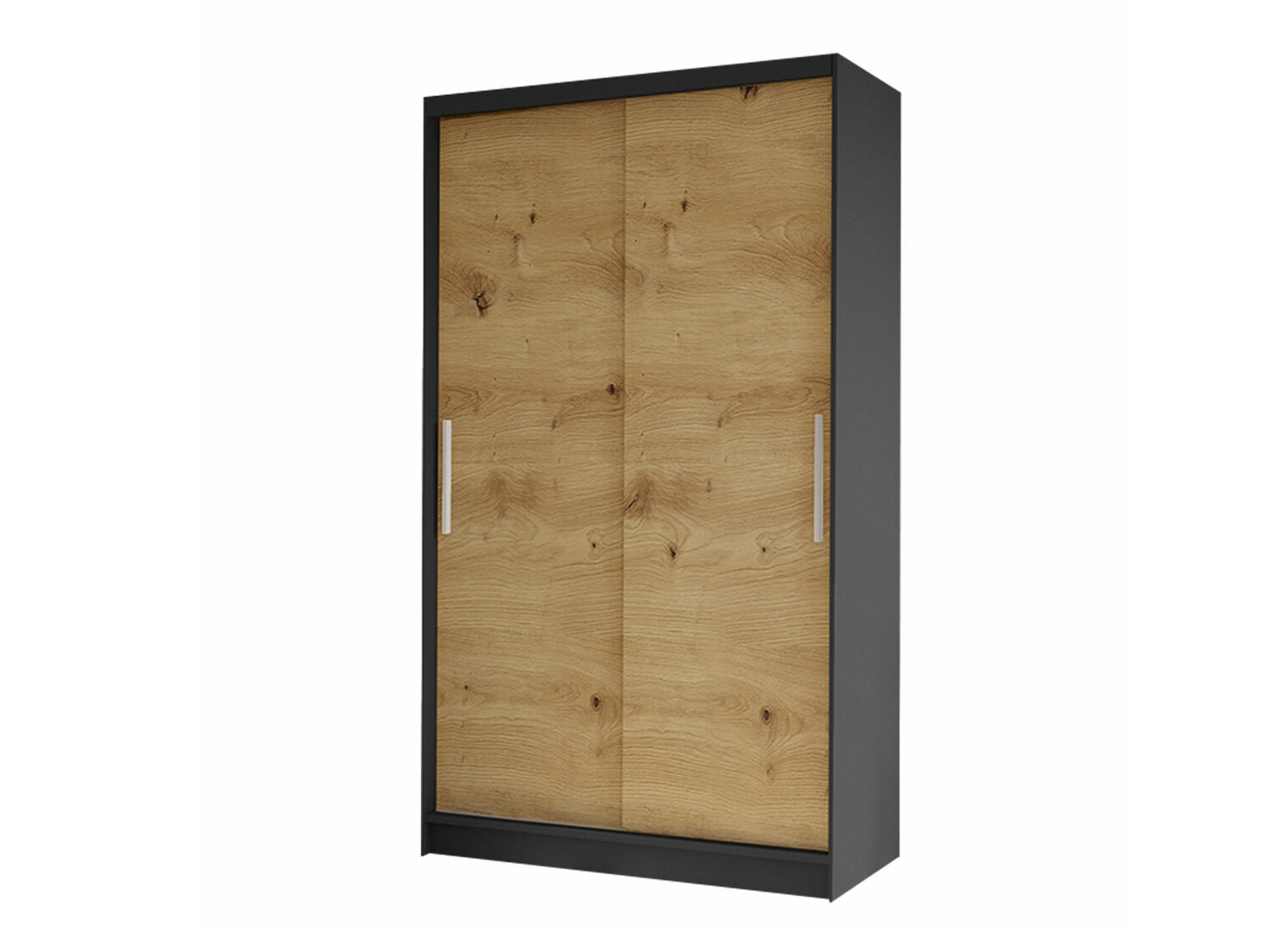 Kleiderschrank Closico Structor I (Schwarz + Artisan-Eiche)