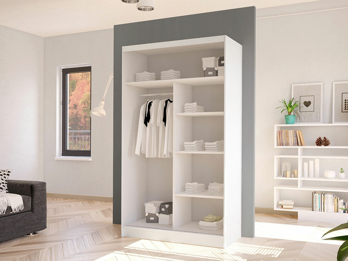 Kleiderschrank Closico Structor II (Weiss)