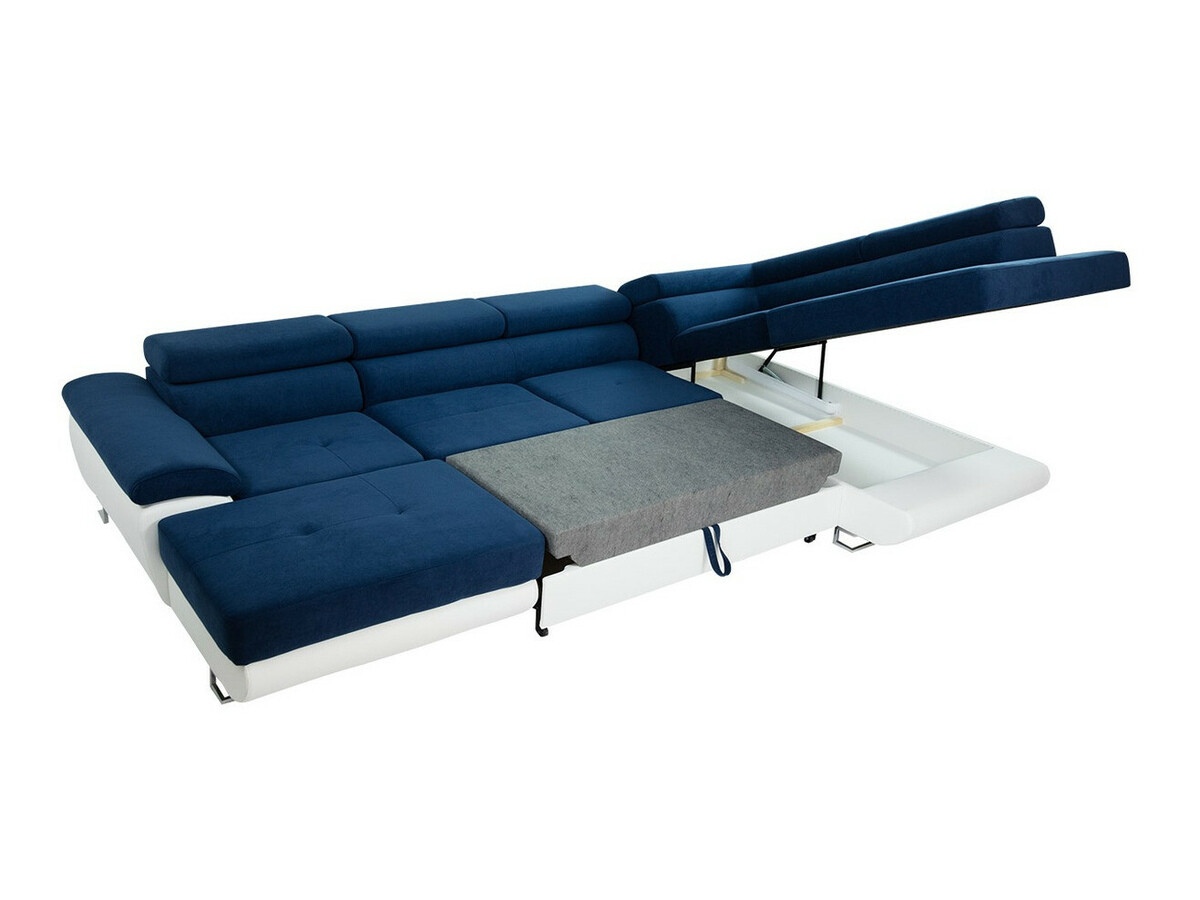 Ecksofa Comfivo Ruta VI (Venus Velvet 2927 + Miu 2041)