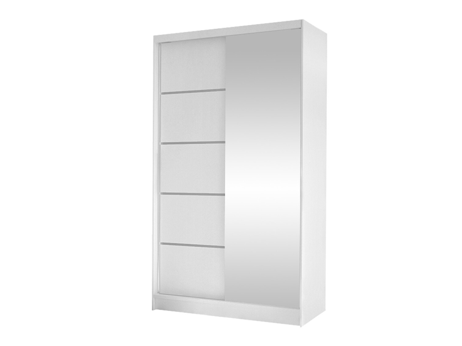 Kleiderschrank Closico Fractor III (Weiss)