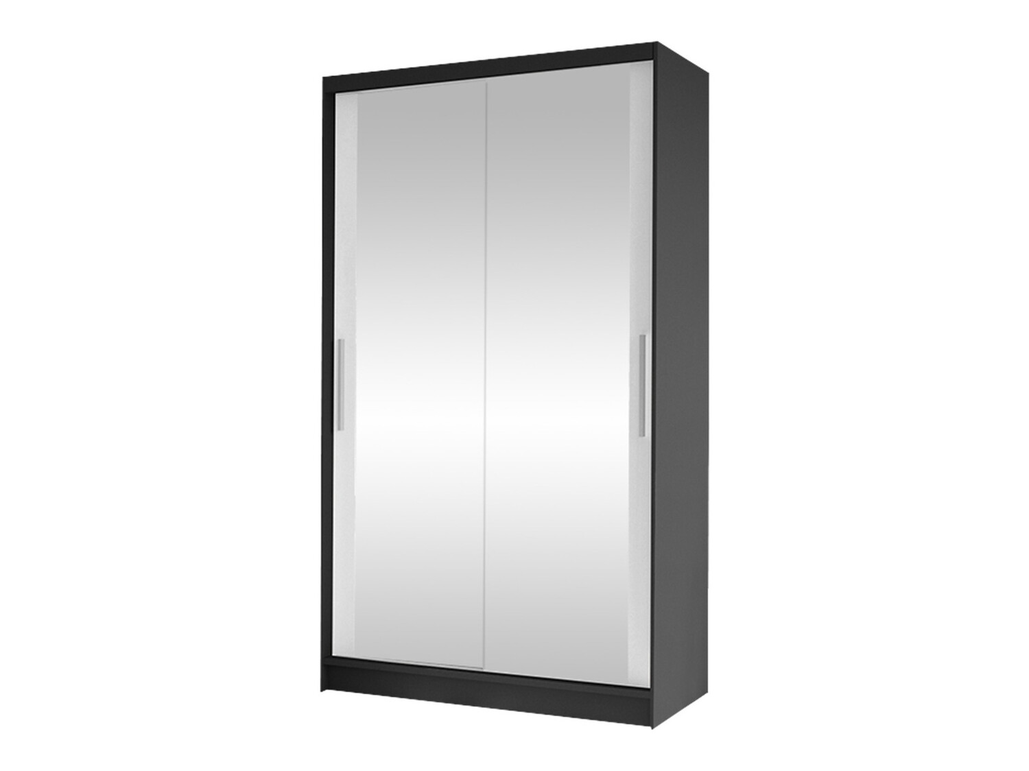 Kleiderschrank Closico Structor VII (Schwarz + Weiss)