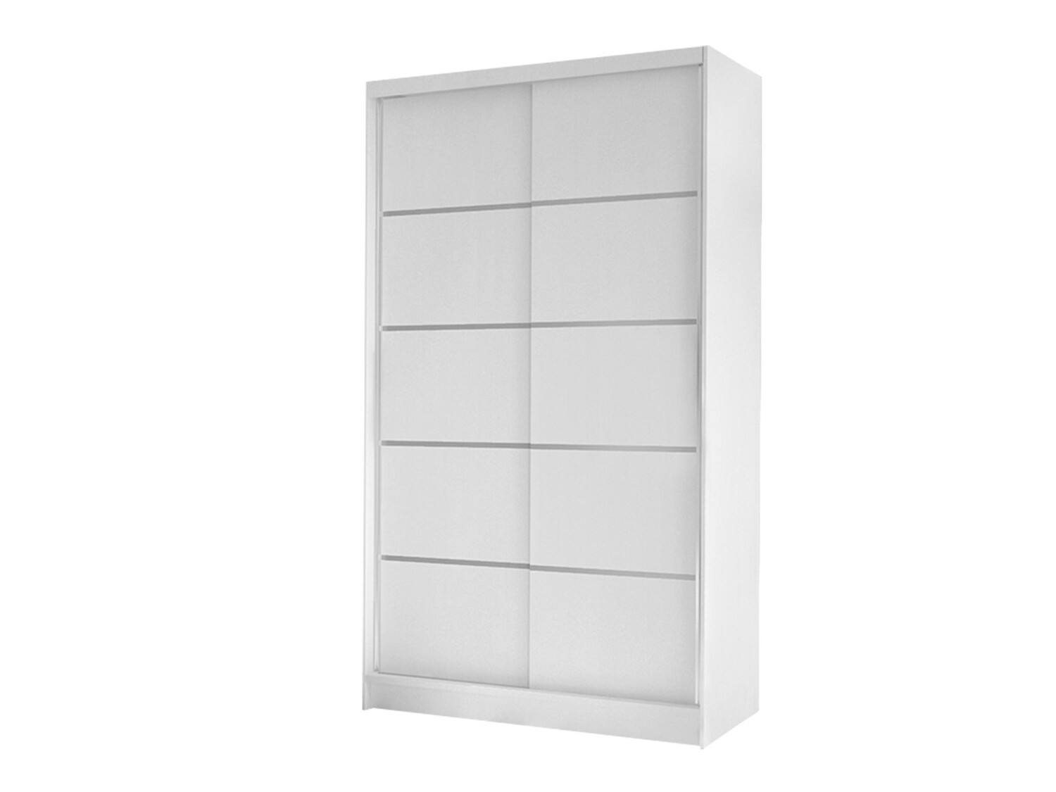 Kleiderschrank Closico Fractor IV (Weiss)