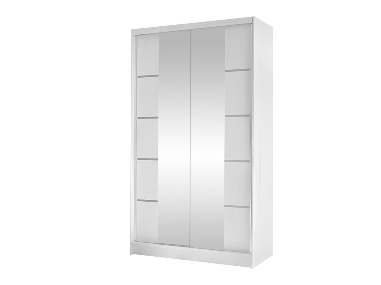 Kleiderschrank Closico Fractor V (Weiss)