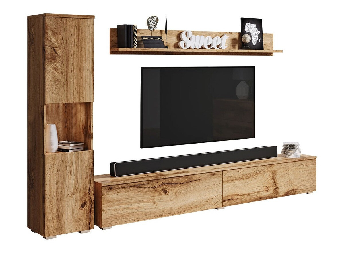 Wohnzimmer-Set Sarasota 130 (Wotan-Eiche)