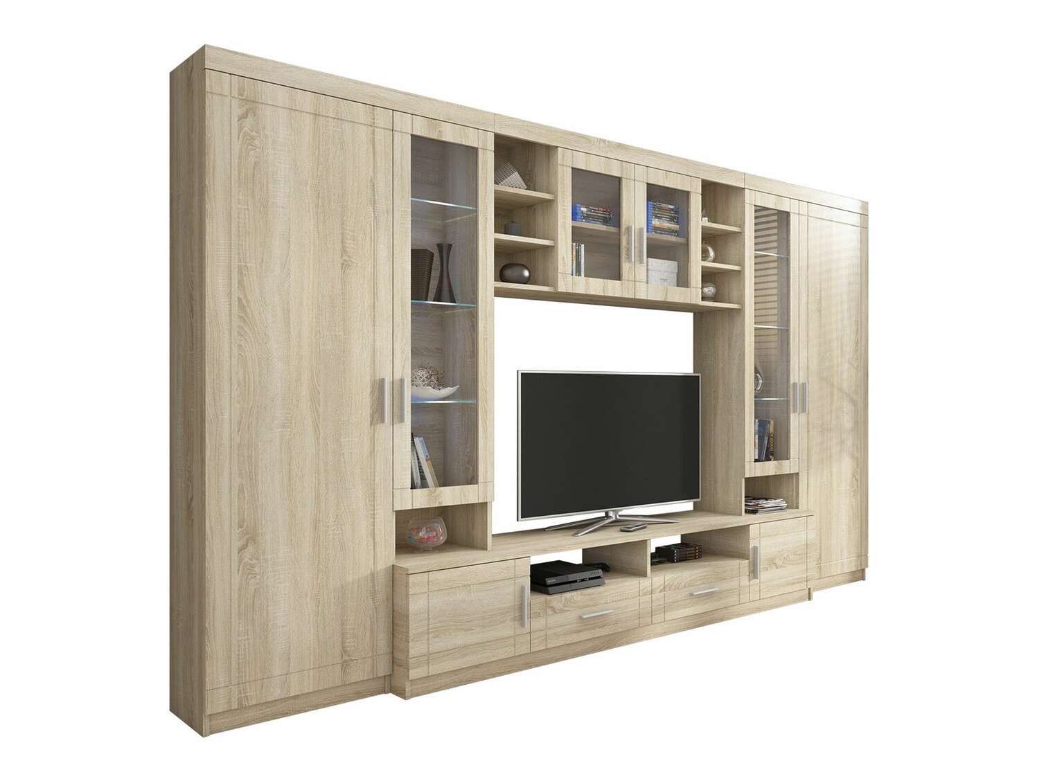 Wohnzimmer-Sets Bacces (Sonoma eichenholz)