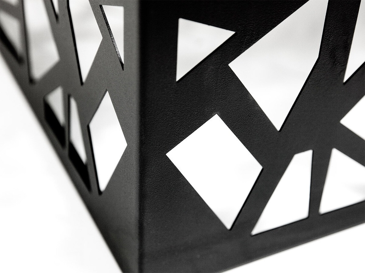 Couchtisch Germantown 102 (Mattschwarz + Weiss glänzend)