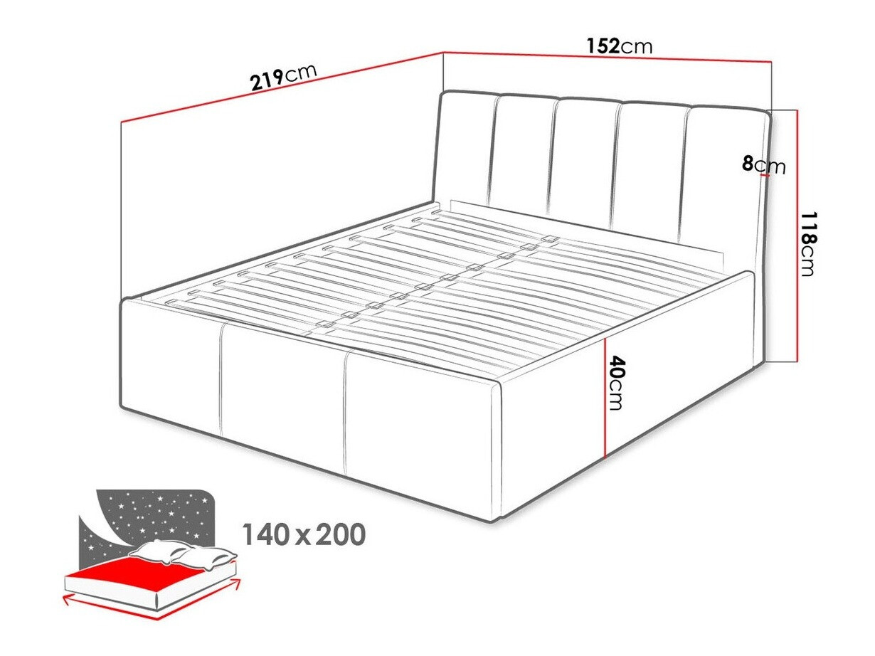 Bett ComfiDream Lumora (Fresh 01)