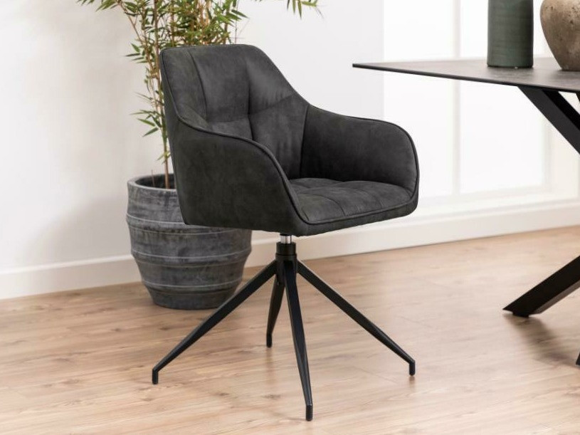 Stuhl Norsica 494 (Anthrazit + Schwarz)