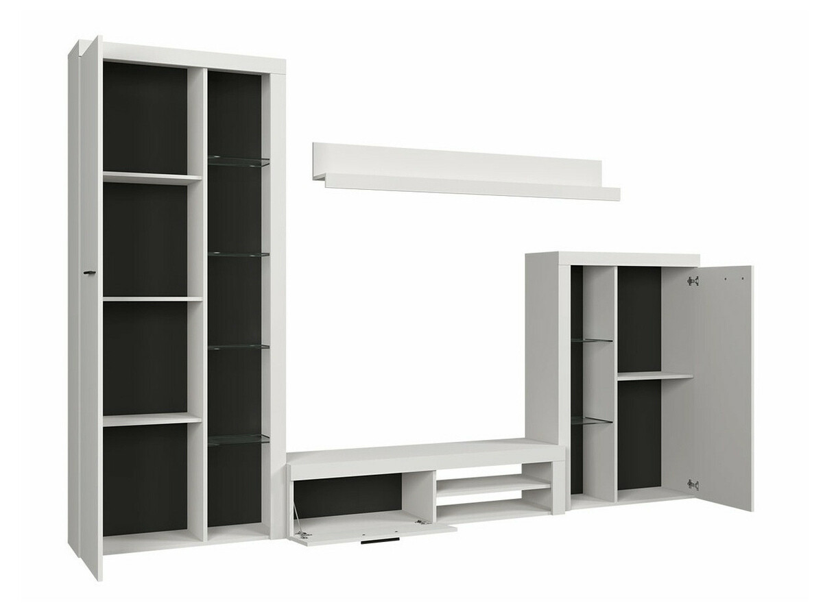 Wohnzimmer-Sets Tucson 106 (Weiss + Beton)