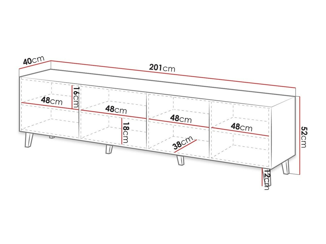 TV-Möbel Dicto I (Weiss)
