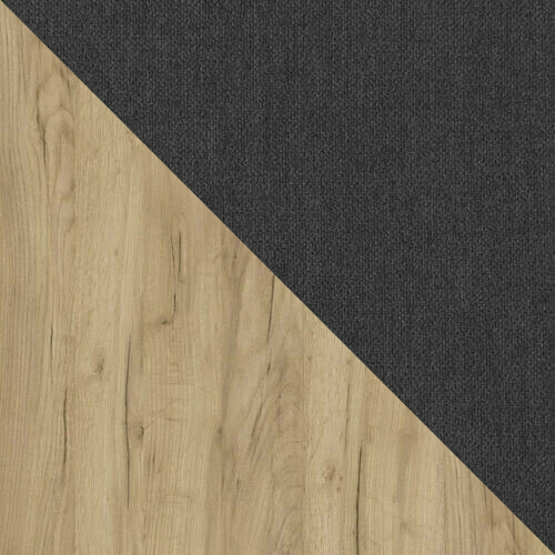 Boxspringbett ComfiDream 165 (Goldene Eichenholzoptik + Soro 97)