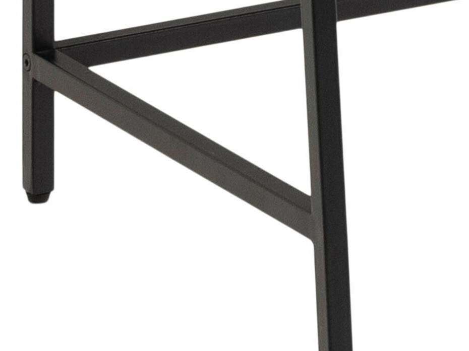 Bürotisch Norsica Sevferi 163 (Wildeichenholzoptik + Schwarz)