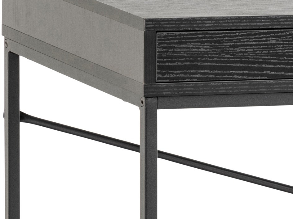 Bürotisch Sevferi 100 (Schwarz)