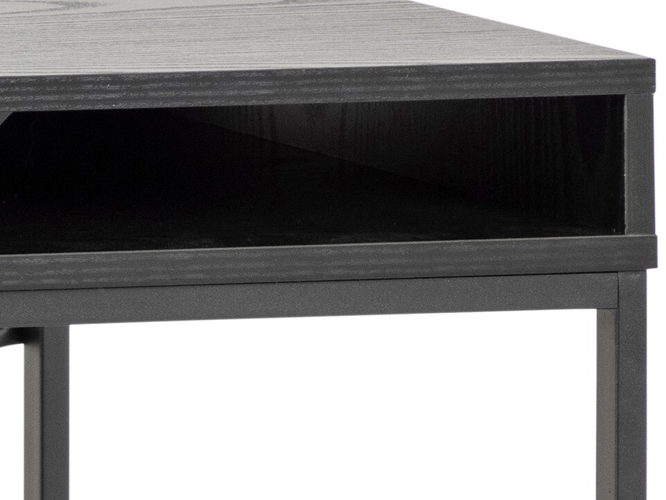 Bürotisch Sevferi 100 (Schwarz)