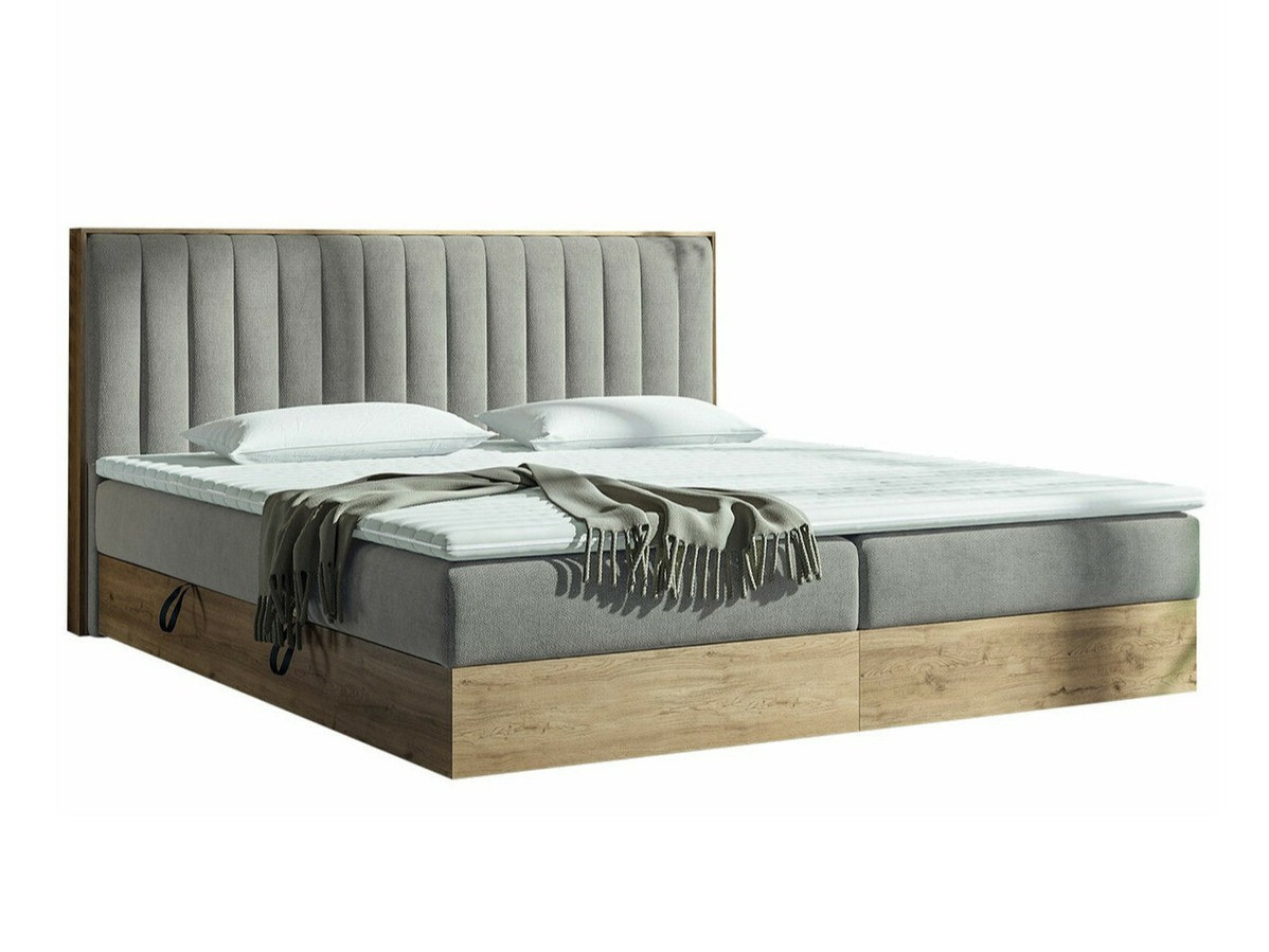 Boxspringbett ComfiDream Odelra (Goldene Eichenholzoptik + Soro 90)