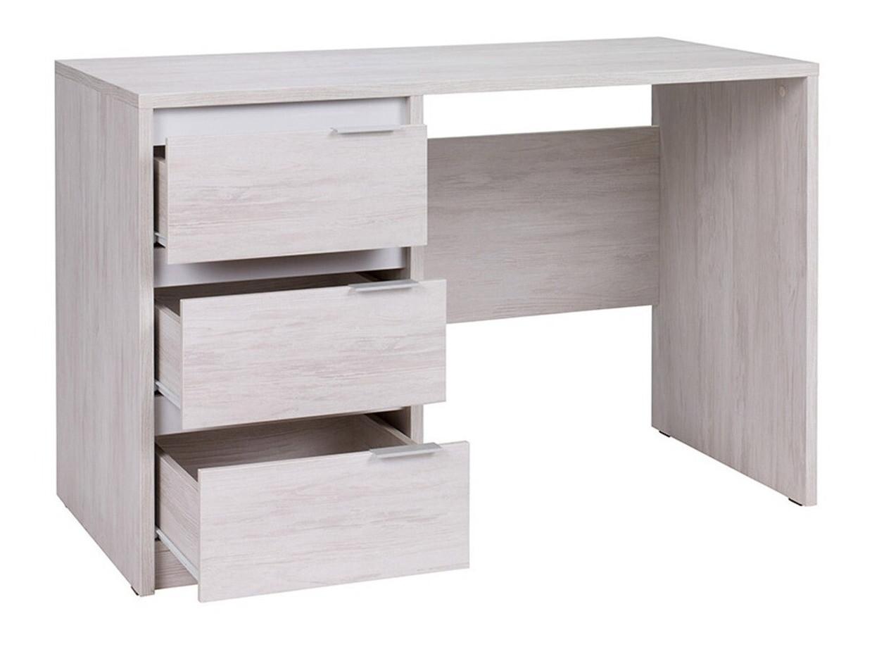 Bürotisch Fivelbo 100 (Klostereiche + Schwarz glänzend)