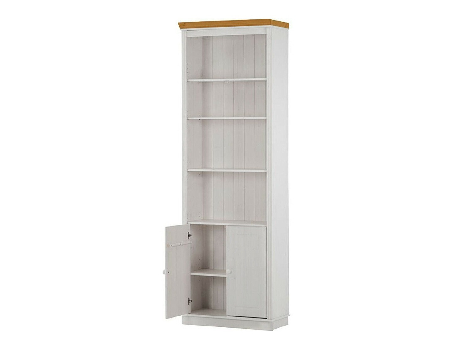 Wohnzimmer-Sets Saltoro 141 (Weiss + Kiefernholzoptik)
