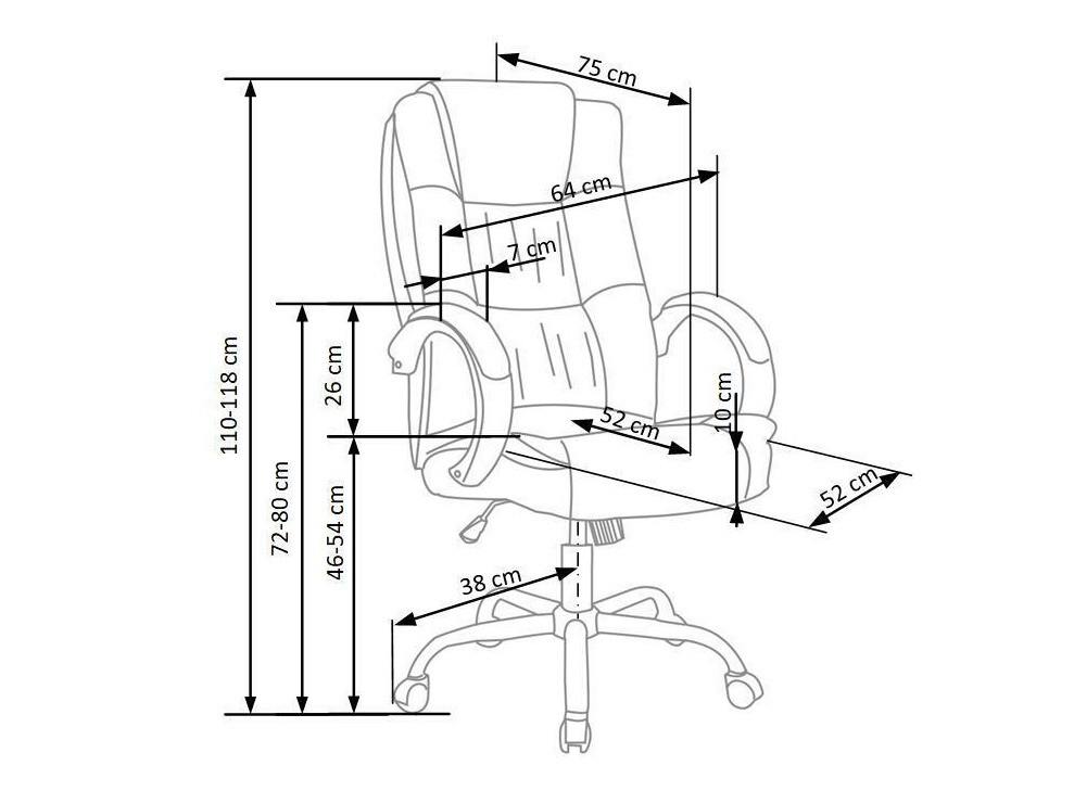 Bürostuhl Houston 1087