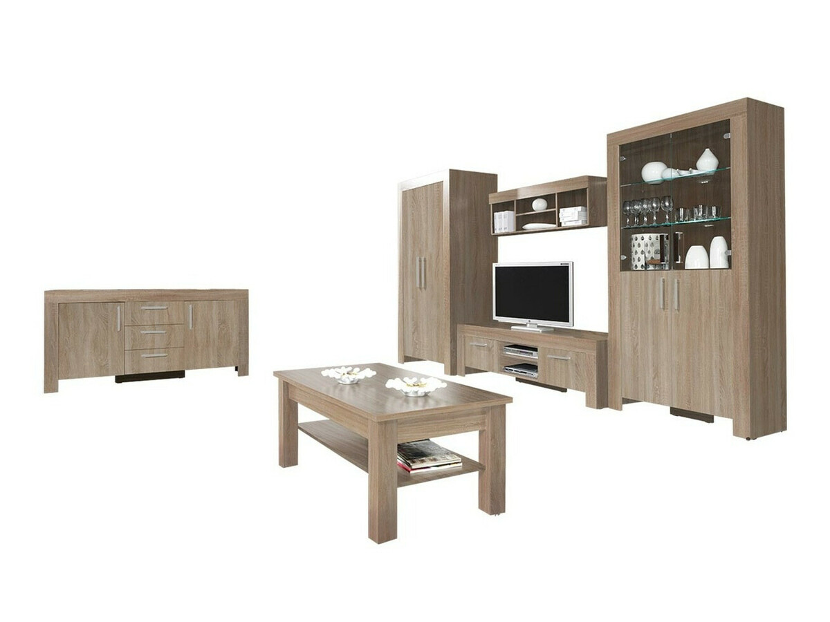Wohnzimmer-Sets Melfeli 126 (Sonoma eichenholz)