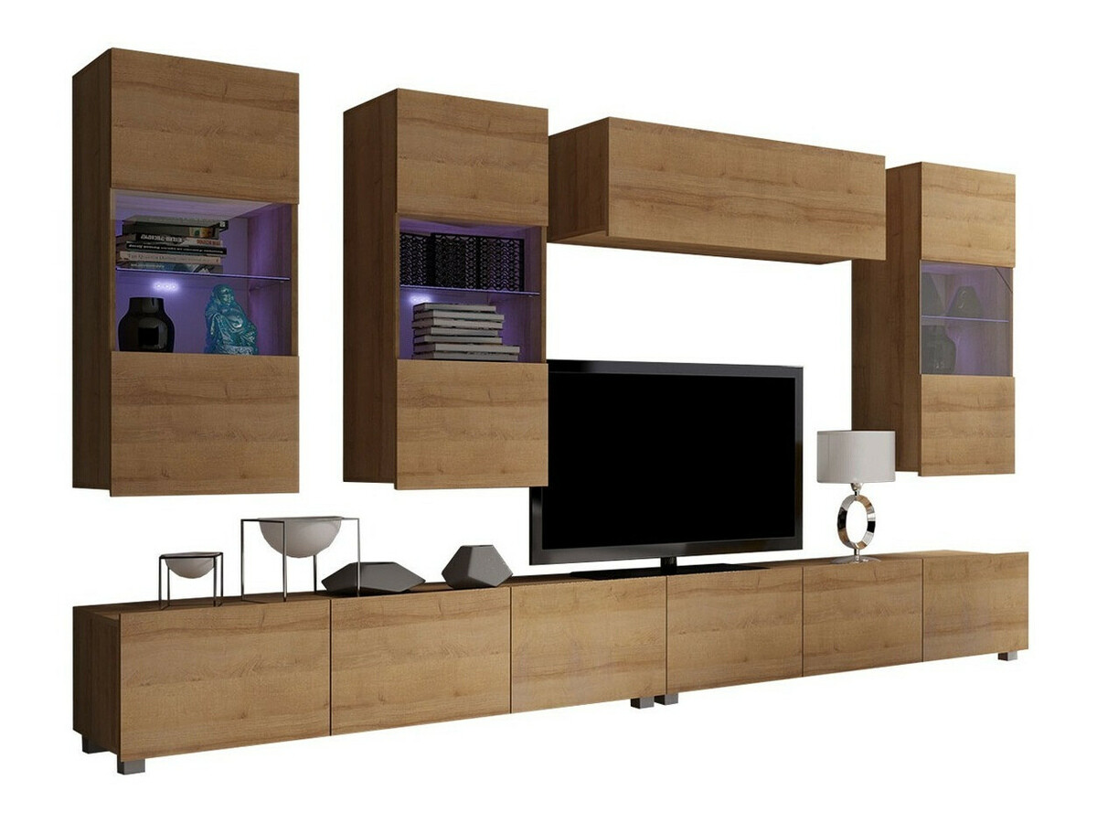 Wohnzimmer-Set Remus V (Goldeiche)