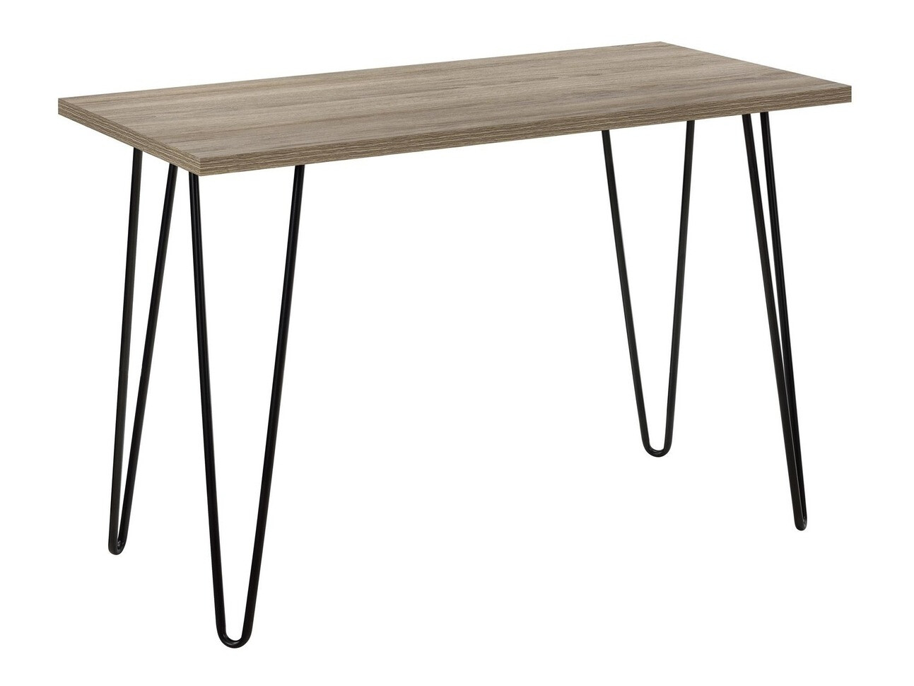 Bürotisch Nutive 102 (Eiche + Schwarz)