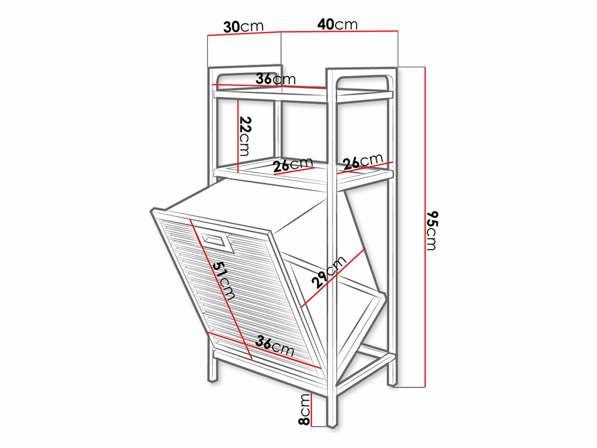Badezimmer-Regal Structes